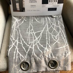 set of 2 Grommet Panel Curtains - Ash Grey